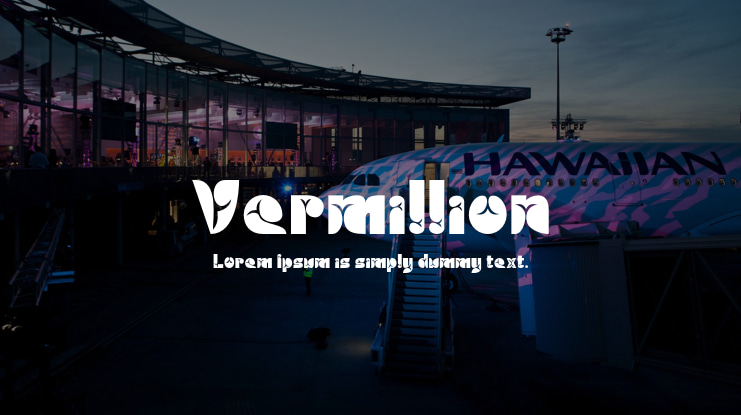 Vermillion Font