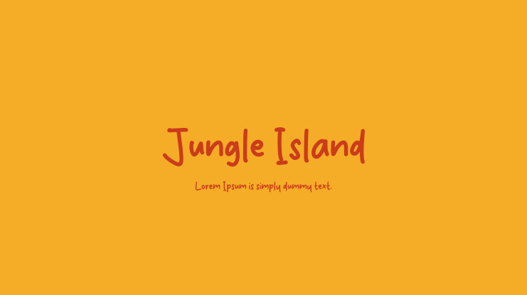 Jungle Island Font