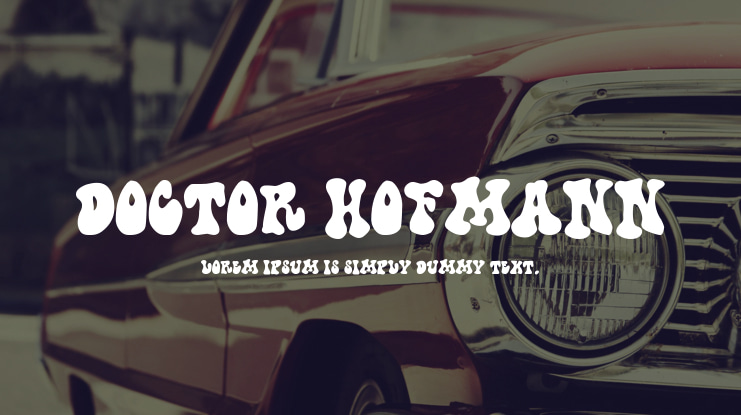 Doctor Hofmann Font
