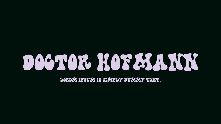 Doctor Hofmann Font