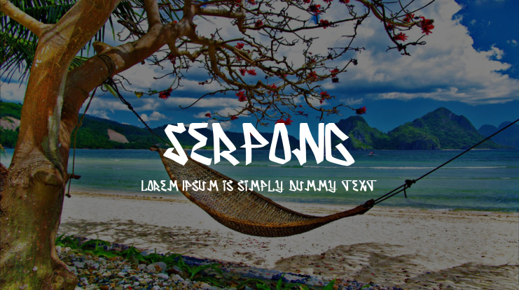 Serpong Font