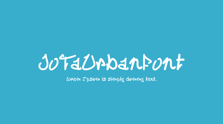 JoTaUrbanFont Font