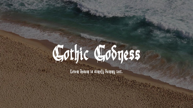 Gothic Godness Font
