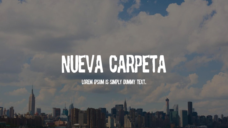Nueva Carpeta Font