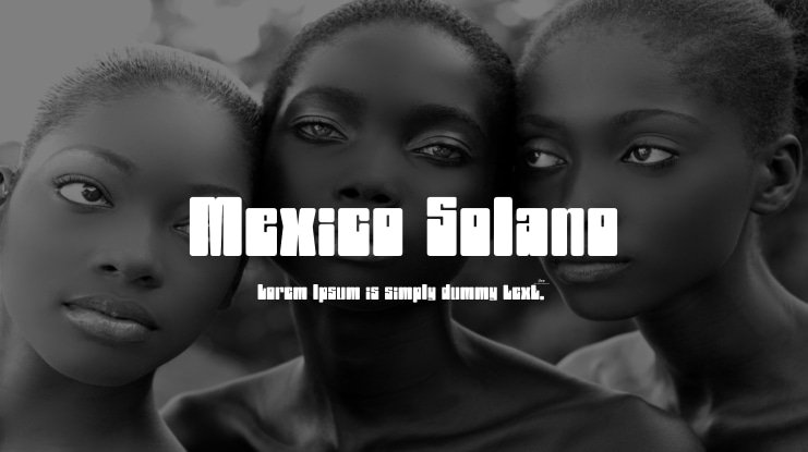 Mexico Solano Font