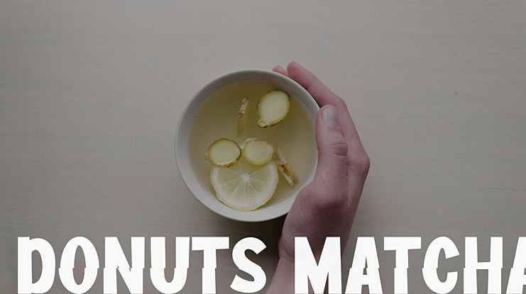 Donuts Matcha Font
