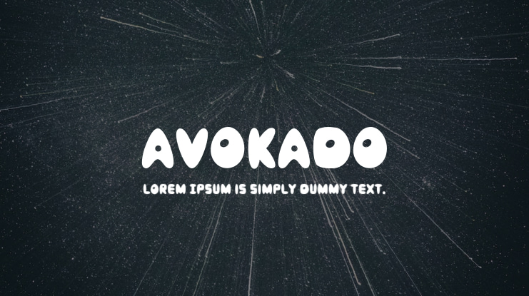 Avokado Font