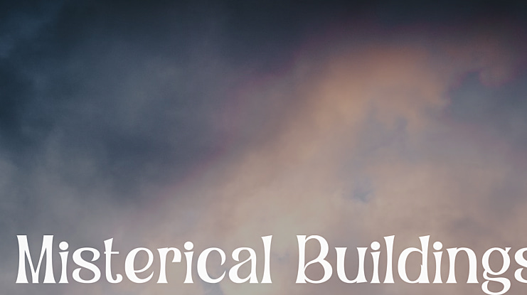 Misterical Buildings Font