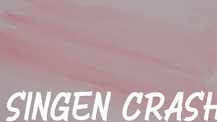 Singen Crash Font