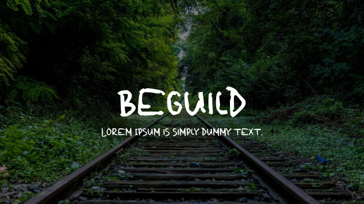 Beguild Font