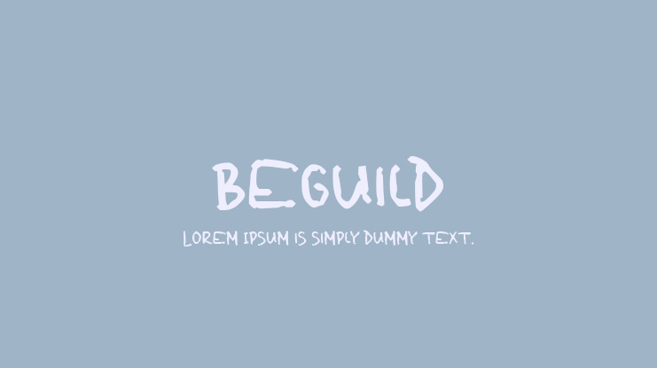 Beguild Font