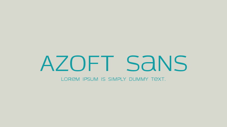 Azoft Sans Font