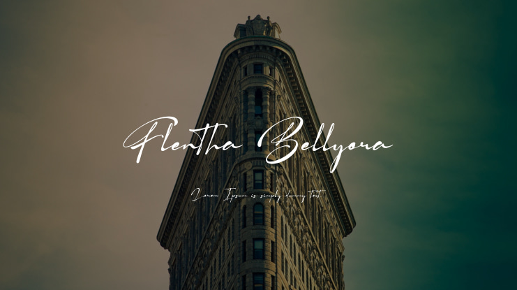 Flentha Bellyora Font