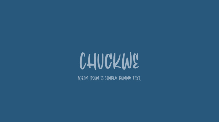 Chuckwe Font