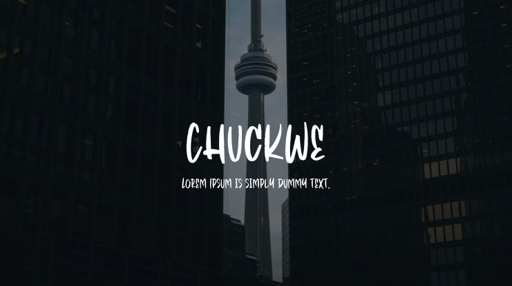 Chuckwe Font