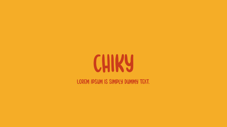 Chiky Font
