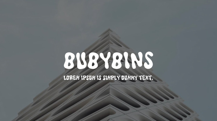 Bubybins Font