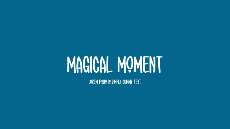 Magical Moment Font