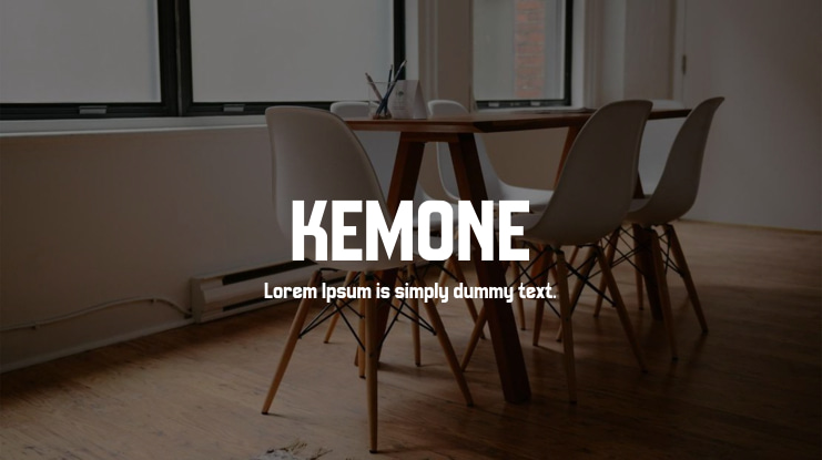 KEMONE Font
