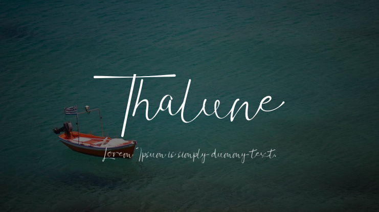 Thalune Font