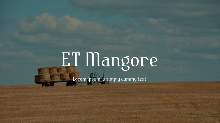 ET Mangore Font Family