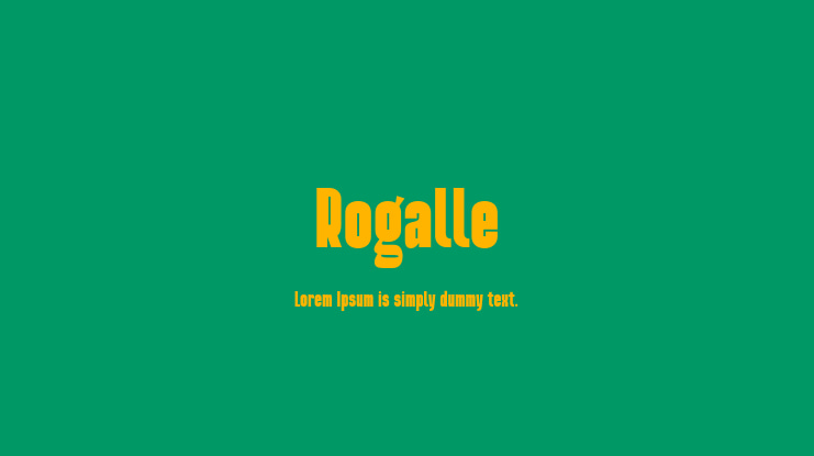 Rogalle Font