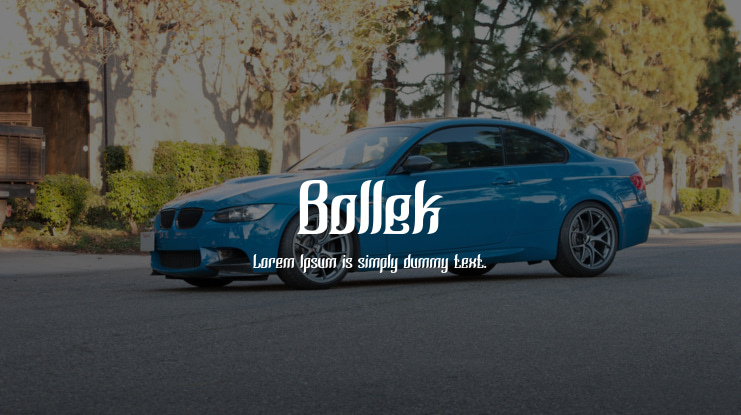 Bollek Font