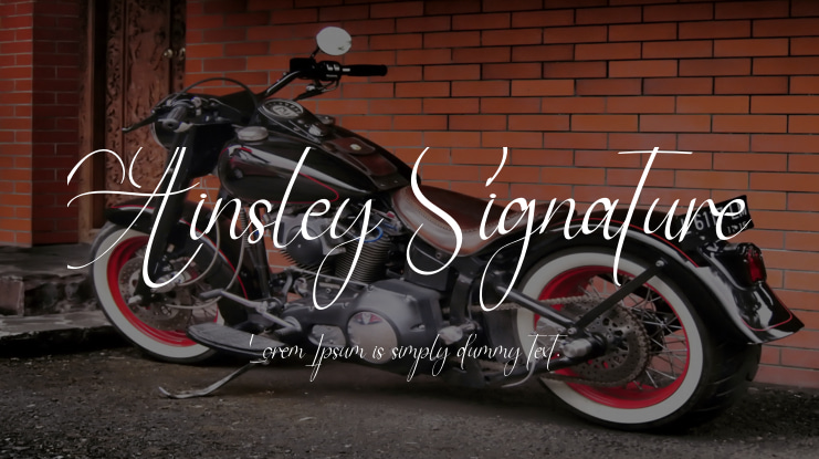 Ainsley Signature Font