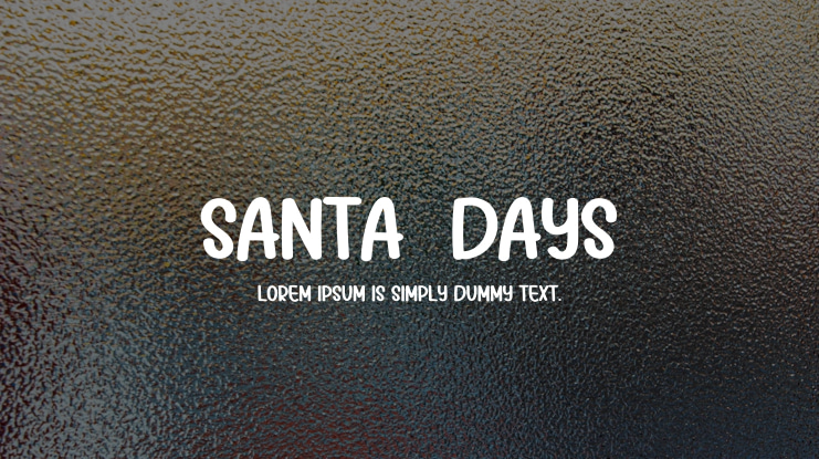 Santa  Days Font