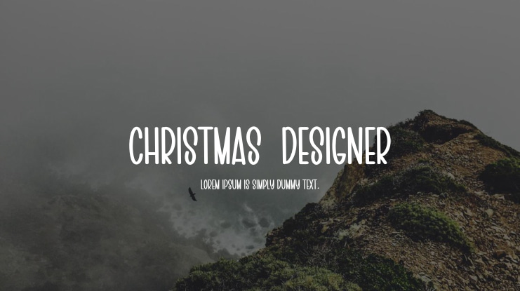 CHRISTMAS  DESIGNER Font