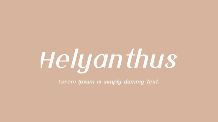 Helyanthus Font