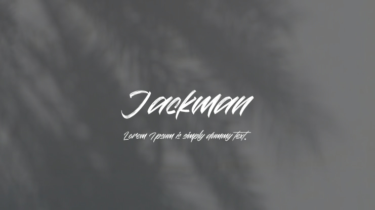 Jackman Font