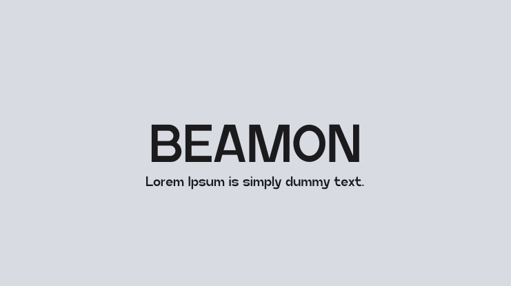 BEAMON Font Family