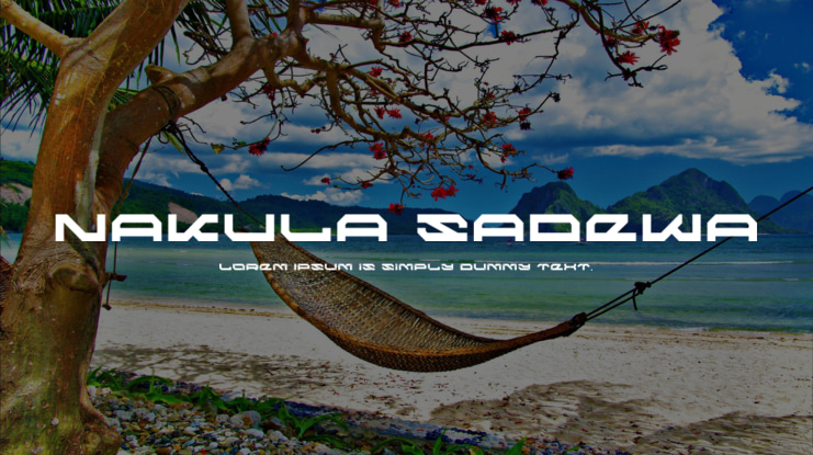 NAKULA SADEWA Font