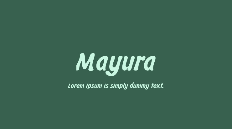 Mayura Font
