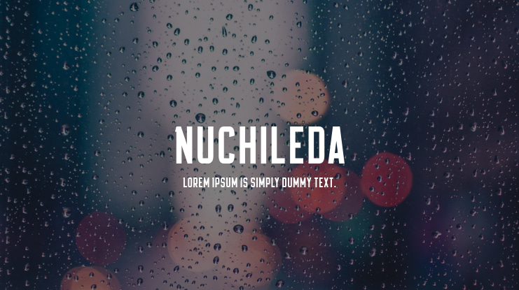 Nuchileda Font