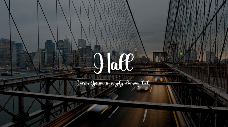 Hall Font
