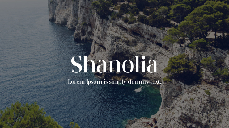 Shanolia Font