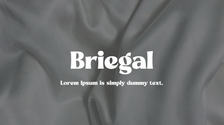 Briegal Font