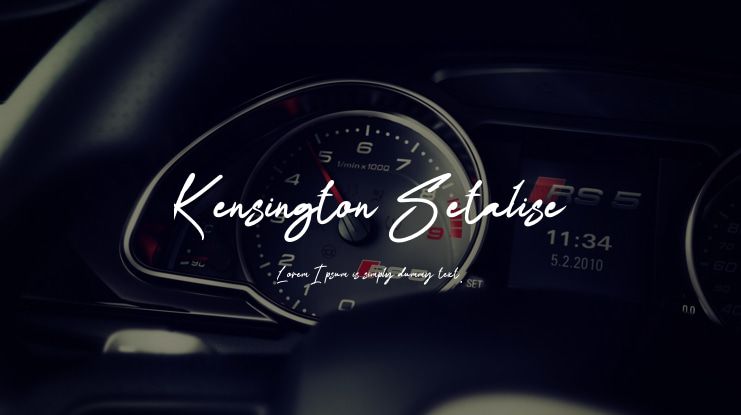 Kensington Setalise Font
