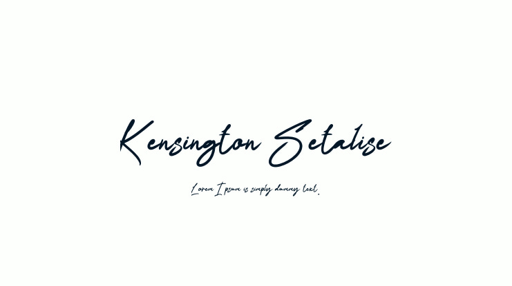 Kensington Setalise Font