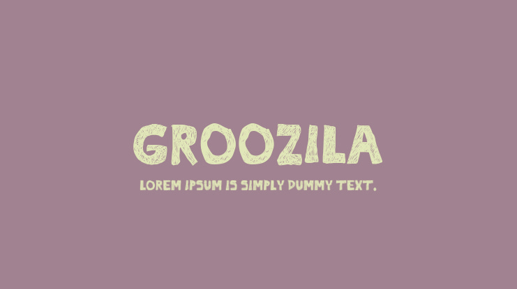 Groozila Font