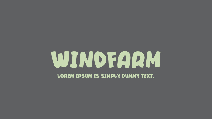 Windfarm Font