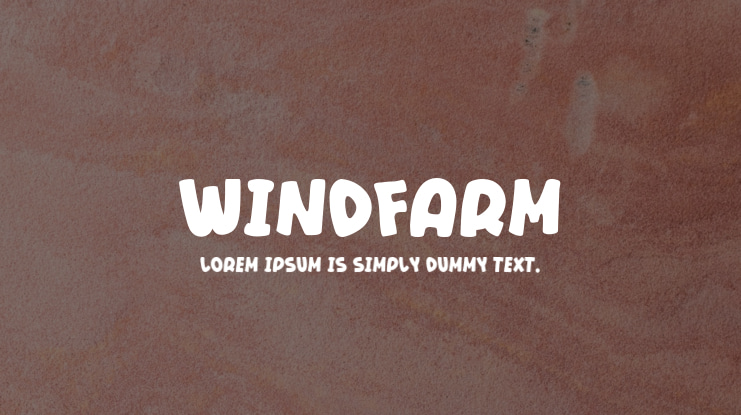 Windfarm Font