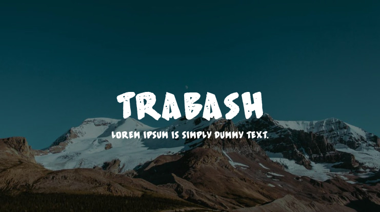 Trabash Font