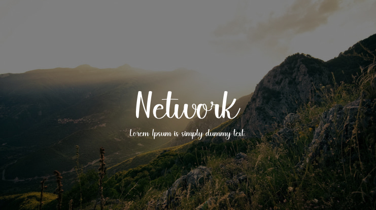 Network Font