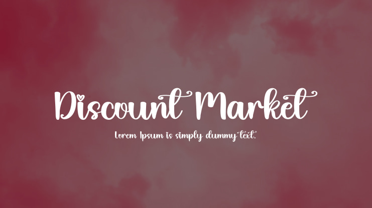 Discount Market Font