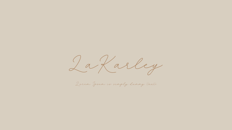 LaKarley Font