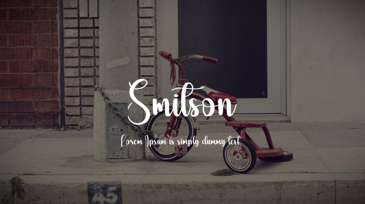 Smitson Font
