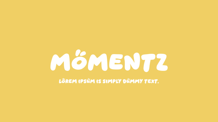 Momentz Font